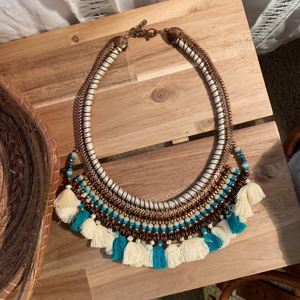 Boho statement necklace